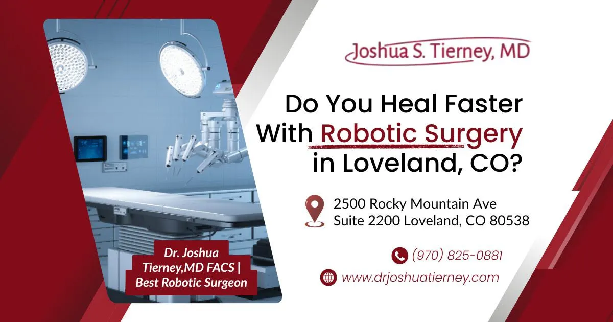 Robotic surgery operating room promotional medical graphic