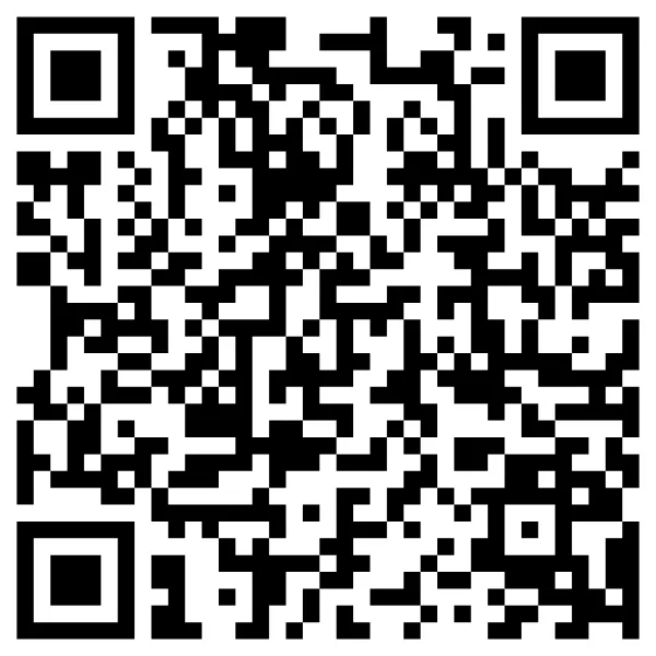 Black and white QR code