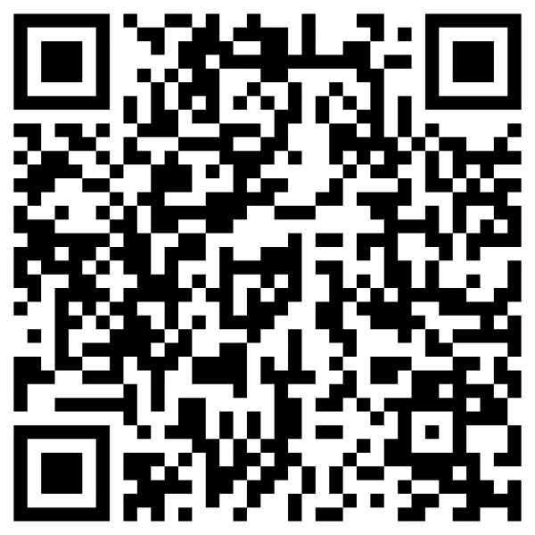 Black and white QR code square image