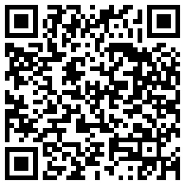 Black and white QR code square