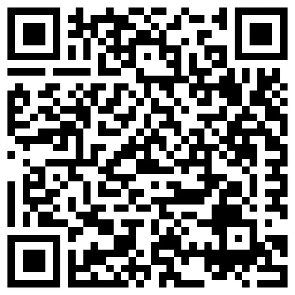 Black and white QR code pattern