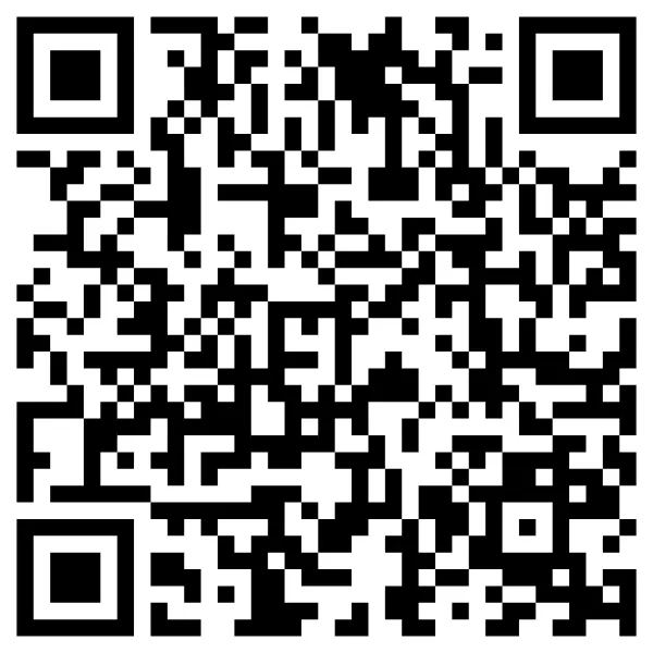 Black and white QR code pattern